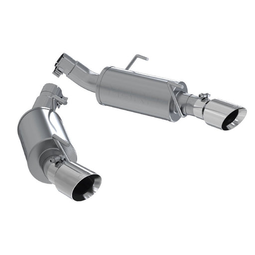 MBRP 05-10 Ford Mustang GT 5.0/Shelby GT500 Dual Mufflers Axle Back Split Rear T304 MBRP Axle Back