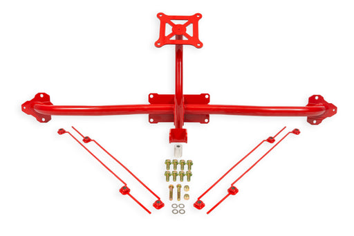 BMR 14-19 Chevrolet Corvette C7 Bolt-On Parachute Mount - Red BMR Suspension Brackets