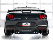 AWE 2024 Ford Mustang Dark Horse S650 RWD Track Edition Catback Exhaust w/ Quad Diamond Black Tips AWE Tuning Catback