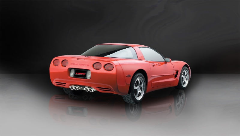 Corsa 1997-2004 Chevrolet Corvette C5 Z06 5.7L V8 Polished Xtreme Cat-Back + XO Exhaust CORSA Performance Catback