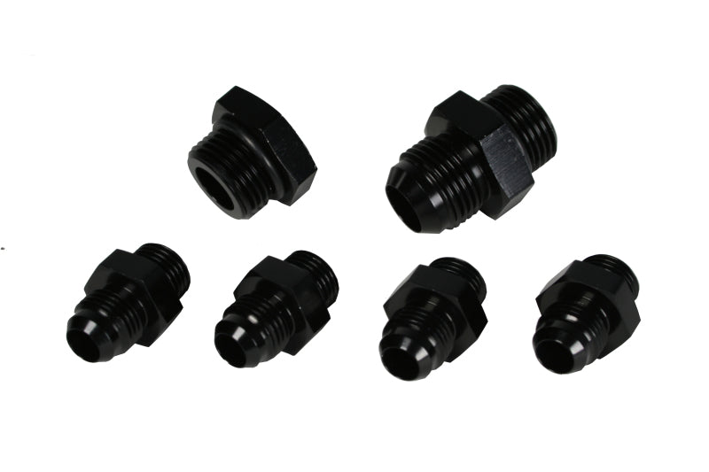 Aeromotive A4 Regulator Fitting Kit (for two (2) carbs) (4) AN-06/(1) AN-10/(1) AN-10 Plug) Aeromotive Fittings