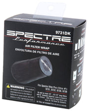 Spectre Universal Pre-Filter Wrap 6.125in. x 9.125in. - Black Spectre Pre-Filters