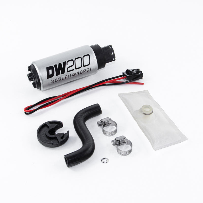 DeatschWerks 85-97 Ford Mustang 255 LPH DW200 In-Tank Fuel Pump w/ Install Kit DeatschWerks Fuel Pumps