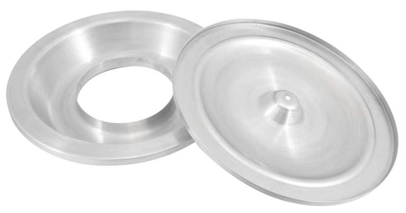 K&N 16in Spun Aluminum Top & Bottom Plate K&N Engineering Air Intake Components