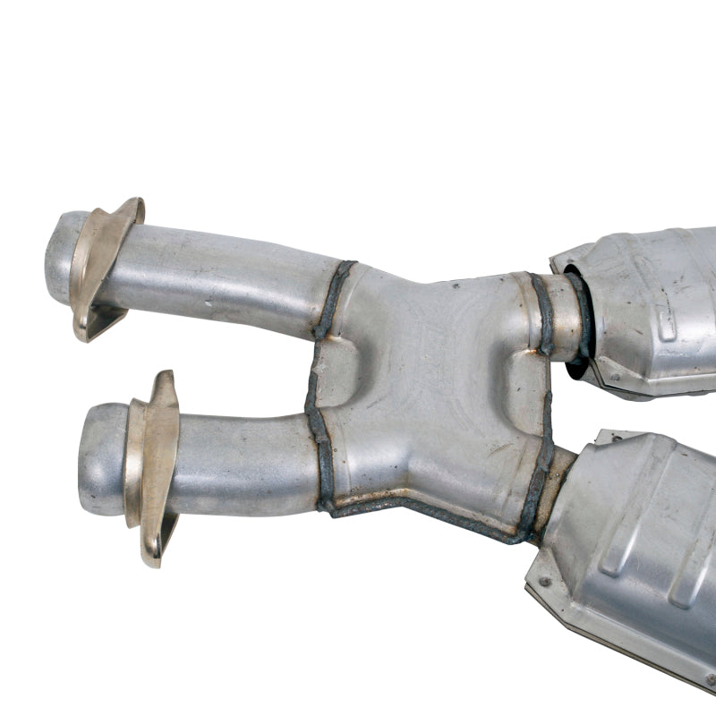 BBK 86-93 Mustang 5.0 High Flow X Pipe With Catalytic Converters - 2-1/2 BBK Catback