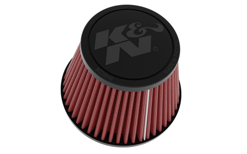 K&N Universal Clamp-on Air Filter 2in Flange ID 5-3/16in Base 3-1/2in Top 3-11/16in Height w/ Vent K&N Engineering Air Filters - Universal Fit