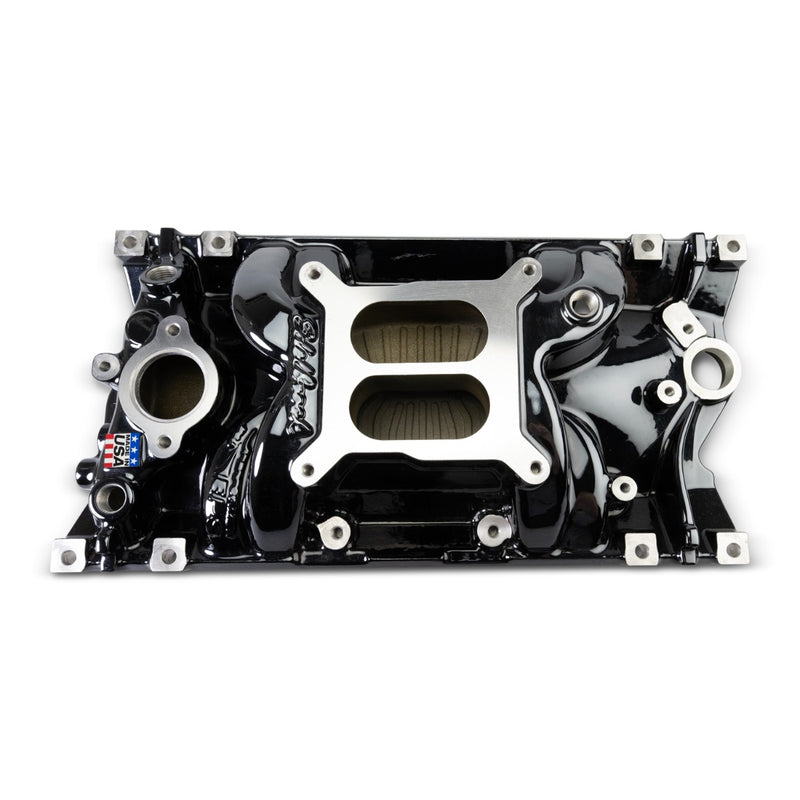 Edelbrock Perf EPS Manifold for Small-Block Chevy Vortec, Black Plasma Finish EDELBROCK Autoparts