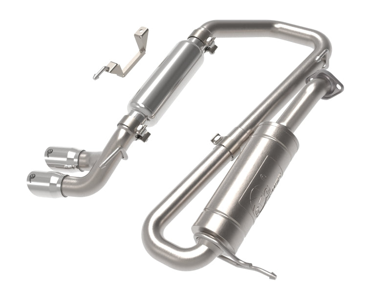 aFe 18-21 Suzuki Jimny Takeda 2-1/4in. 304 SS Cat-Back Exhaust w/ Polished Tip aFe Catback