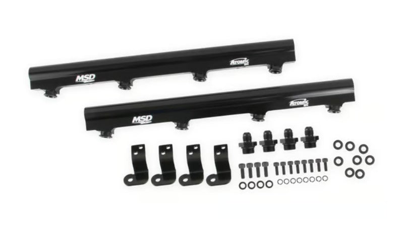 Msd Atomic EFI Billet Fuel Rails Fuel Rails, LS1/2/6 Airforce Manifold 2720