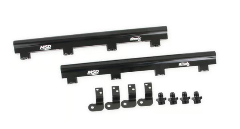 MSD Atomic EFI Billet Fuel Rails Fuel Rails for LS7 Airforce Manifold 2722