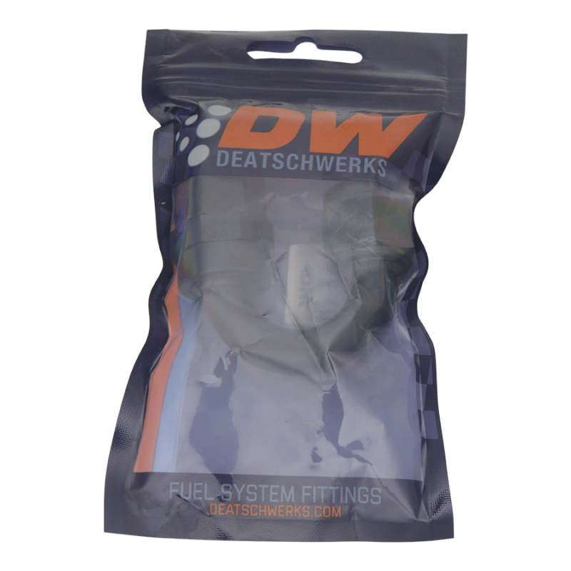 DeatschWerks 8AN Female Swivel 180-Degree Hose End CPE - Anodized Matte Black DeatschWerks Fittings