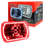 Oracle Pre-Installed Lights 7x6 IN. Sealed Beam - Red Halo ORACLE Lighting Headlights