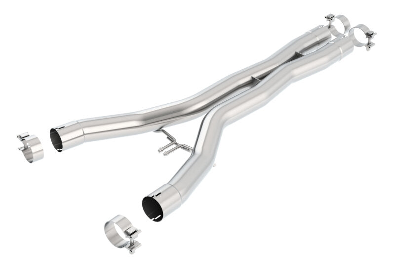 Borla 2014 Chevy Corvette Stingray X-Pipes (Smog Legal Cut and Clamp) Borla X Pipes