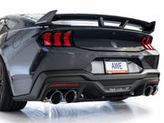 AWE 2024 Ford Mustang Dark Horse S650 RWD Track Edition Cat-Back Exhaust w/ Quad Chrome Silver Tips AWE Tuning Catback