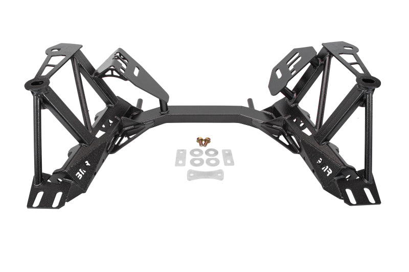 BMR 79-95 Ford Mustang K-Member Premium Version w/o Spring Perches - Black Hammertone BMR Suspension Crossmembers