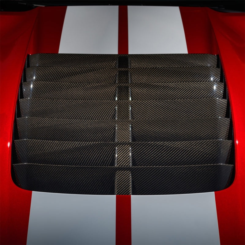 Ford Racing 20-22 Mustang GT500 Carbon Fiber Hood Vent Kit Ford Racing Hoods
