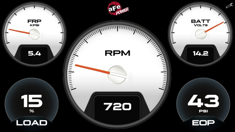 aFe AGD Advanced Gauge Display Digital 5.5in Monitor 08-18 Dodge/RAM/Ford/GM Diesel Trucks aFe Gauges