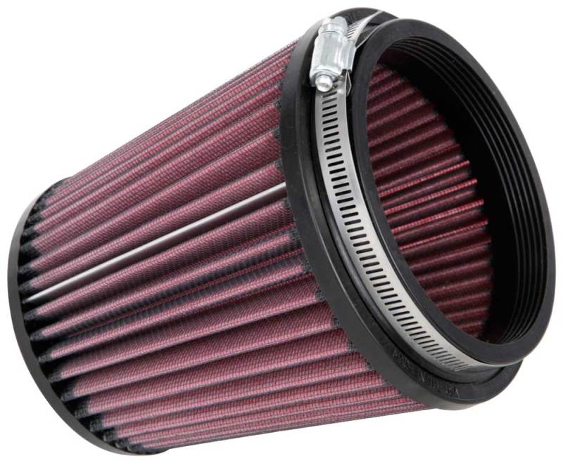 K&N Filter Universal Rubber Filter Round Tapered 4.5in Flange 5.875in Base 4.5 inch Top 6in Height K&N Engineering Air Filters - Universal Fit