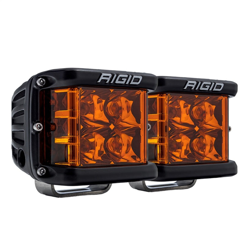 Rigid Industries D-SS Spot w/ Amber PRO Lens (Pair) Rigid Industries Light Bars & Cubes