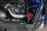 Spectre 15-16 Ford Mustang V6-3.7L F/I Air Intake Kit - Polished w/Red Filter Spectre Cold Air Intakes