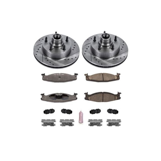 Power Stop 94-01 Ford E-150 Front Z36 Truck & Tow Brake Kit PowerStop Brake Kits - Performance D&S