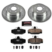 Power Stop 1997 Volvo 850 Rear Z23 Evolution Sport Brake Kit PowerStop Brake Kits - Performance D&S