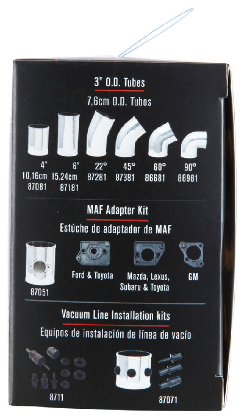 Spectre Universal Pre-Filter Wrap 6.125in. x 9.125in. - Black Spectre Pre-Filters