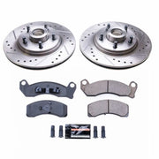 Power Stop 84-86 Ford Mustang Front Z23 Evolution Sport Brake Kit PowerStop Brake Kits - Performance D&S