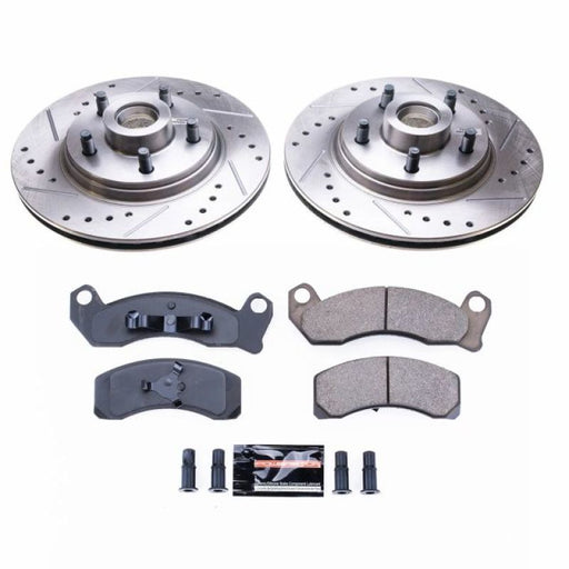 Power Stop 84-86 Ford Mustang Front Z23 Evolution Sport Brake Kit PowerStop Brake Kits - Performance D&S