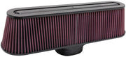 K&N Air Filter with Carbon Fiber Top and Base K&N Engineering Air Filters - Universal Fit