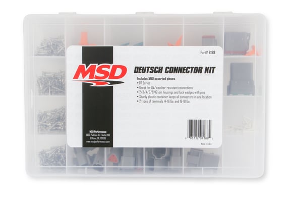 MSD Deutsch Connector Kit 8188 MSD Autoparts