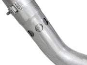 aFe Atlas Exhaust 4in DPF-Back Exhaust Aluminized Steel Polished Tip 11-14 ford Diesel Truck V8-6.7L aFe DPF Back