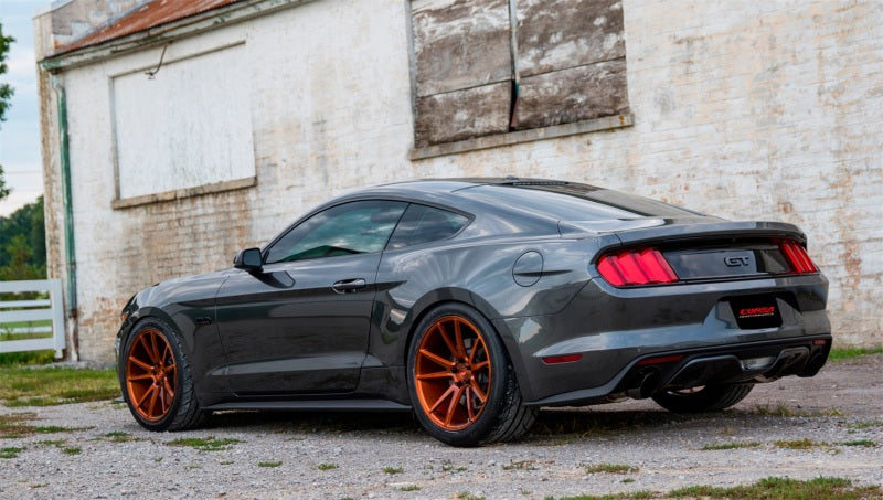 Corsa 2015-2017 Ford Mustang GT 5.0 3in Axle Back Exhaust Black Dual Tips (Touring) CORSA Performance Axle Back