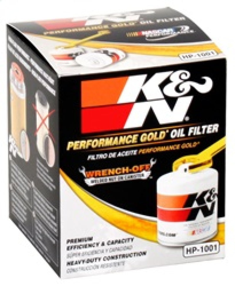 K&N Chevy / Pontiac / GMC / Buick Performance Gold Oil Filter K&N Engineering Oil Filters