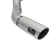 aFe ATLAS 5in DPF-Back Alum Steel Exhaust System w/Polished Tip 2017 Ford Diesel Trucks V8-6.7L (td) aFe DPF Back