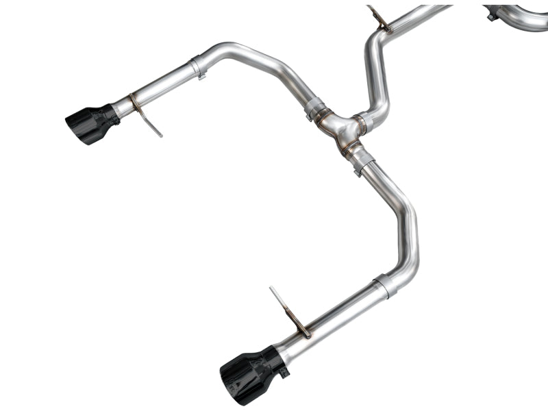 AWE Tuning 22-25 Volkswagen Jetta GLI Track Edition Exhaust - Diamond Black Tips AWE Tuning Catback
