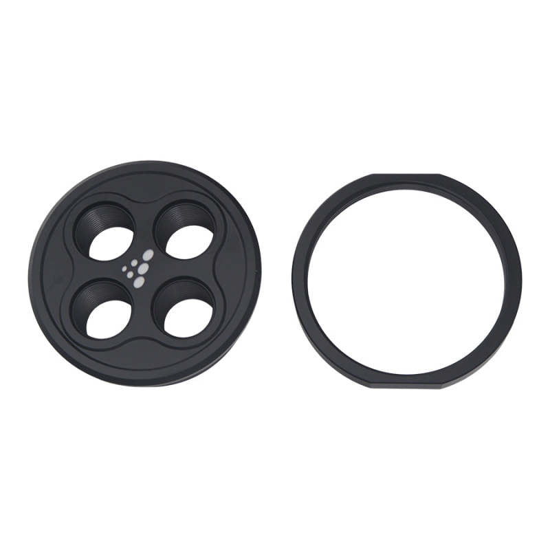 DeatschWerks Quad 10AN ORB Bulkhead - Anodized Matte Black DeatschWerks Fittings