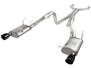 aFe MACHForce XP Cat-Back Exhaust 3in SS w/ Black Tips 11-14 Ford Mustang GT V8 5.0L aFe Catback