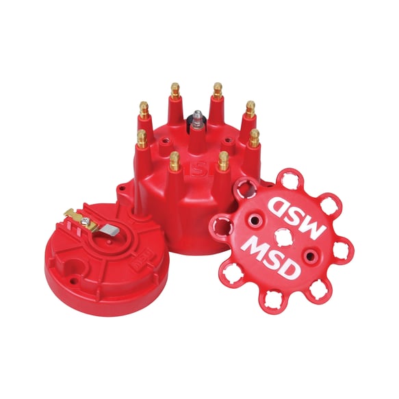 MSD Red Cap/Rotor Kit 84315 MSD Autoparts