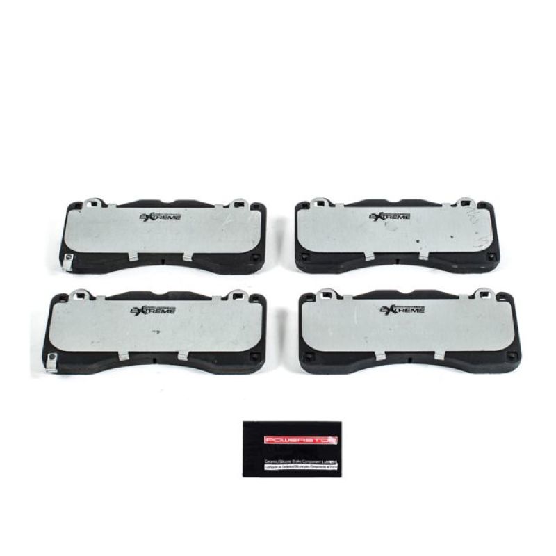 Power Stop 15-19 Ford Mustang Front Z26 Extreme Street Brake Pads w/Hardware PowerStop Brake Pads - Performance