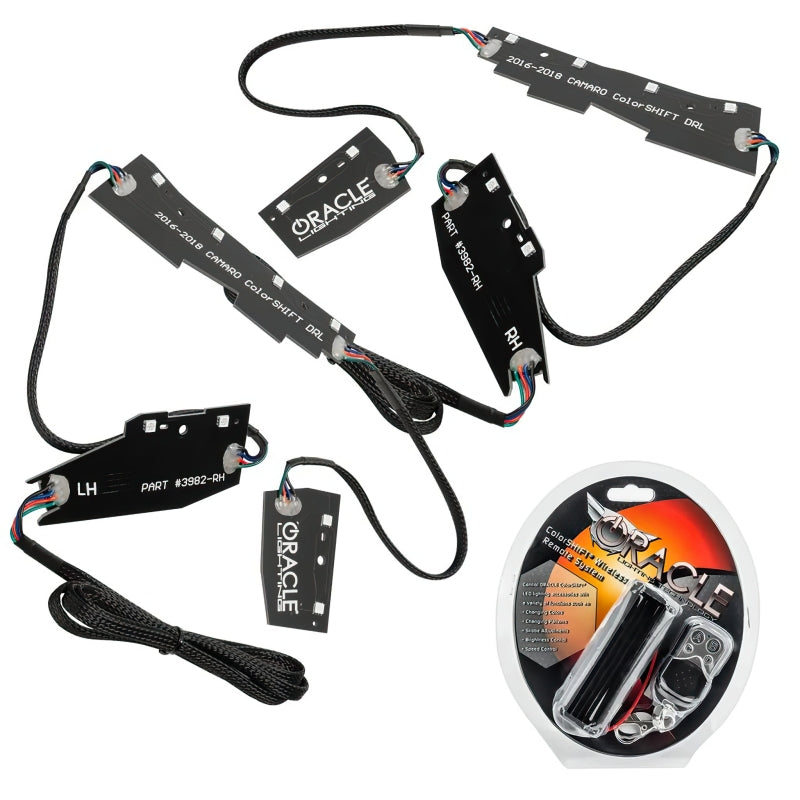 Oracle 16-18 Chevrolet Camaro RGB+W Headlight DRL Upgrade Kit - ColorSHIFT ORACLE Lighting Headlights