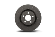 Hawk Talon 2009 Cadillac CTS V Brembo Caliper Drilled and Slotted Rear Brake Rotor Set Hawk Performance Brake Rotors - Slot & Drilled