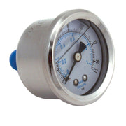 Spectre Fuel Pressure Gauge (Liquid Filled) 0-15psi Spectre Gauges
