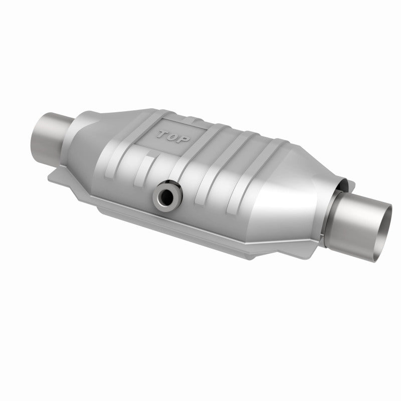 MagnaFlow Universal Catalytic Converter 2.5 Midbed O2 CA OBDII Ul Magnaflow Catalytic Converter Universal