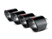 Akrapovic 06-13 Chevrolet Corvette ZO6/ZR1 (C6) Tail Pipe Set (Carbon 125 mm) Akrapovic Tips
