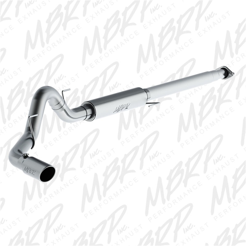 MBRP 2015 Ford F-150 2.7L / 3.5L EcoBoost 4in Cat Back Single Side Alum Exhaust System MBRP Catback