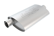 Borla Universal Center/Offset Oval 2in Tubing 14in x 4.25in x 7.88in PRO-XS Notched Muffler Borla Muffler