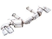 AWE Tuning 2020 Chevrolet Corvette (C8) Touring Edition Exhaust - Quad Chrome Silver Tips AWE Tuning Catback