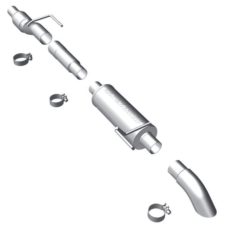 MagnaFlow 11 Ford F-150 3.5L Turbocharged SS Catback Exhaust w/ 3in SS Turn Down Tip Magnaflow Catback