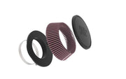 K&N Universal Rubber Filter 0.75in FLG 4.0625in OD 2.1875in Height K&N Engineering Air Filters - Universal Fit